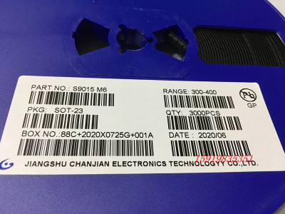贴片三极管 S9015 丝印:M6 MMBT9015LT1G SOT-23封装 PNP 整盘