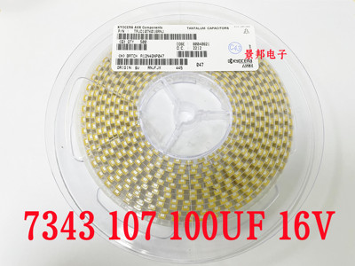 107100UF贴片钽电容7343/2917