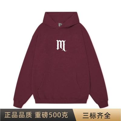 FDR MMDR国潮印花连帽帽衫卫衣男女ins美式重磅高街百搭情侣外套
