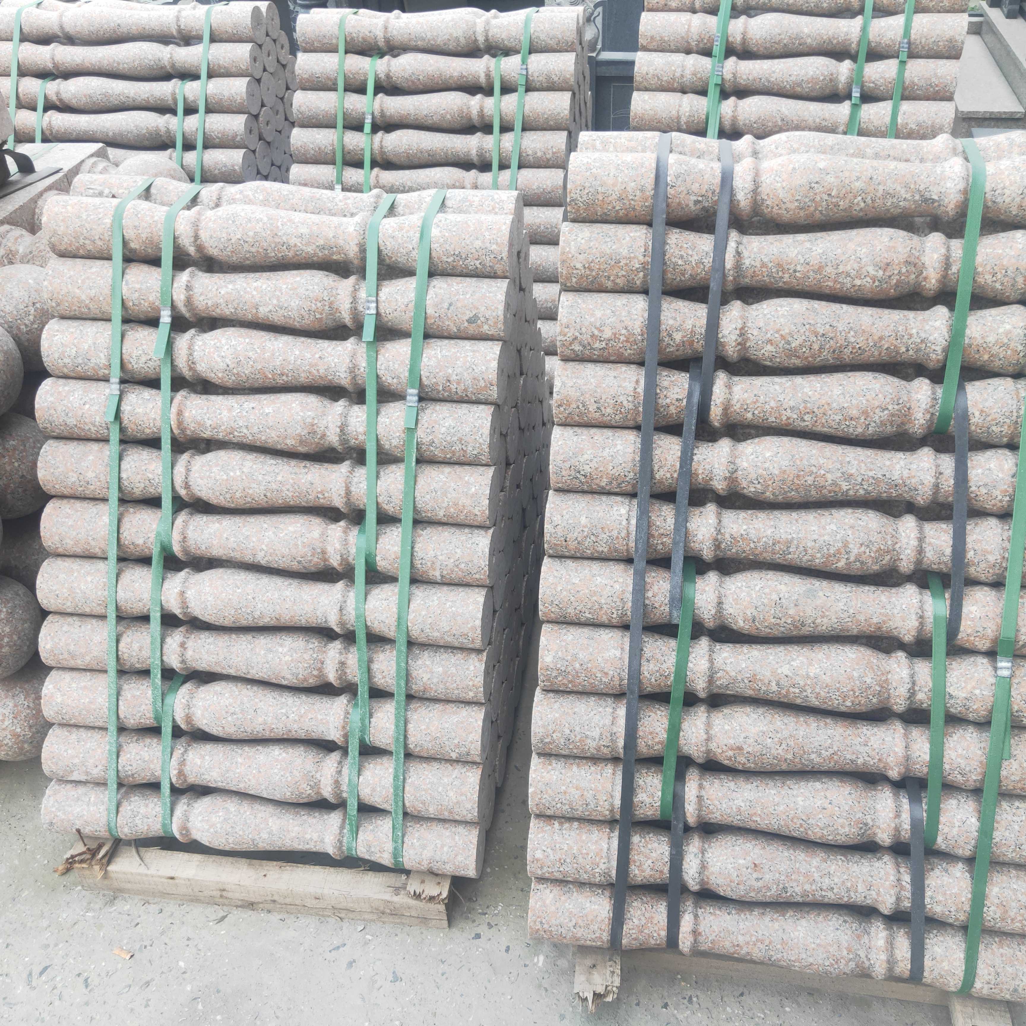 大理石栏杆阳台护栏楼梯扶手大理石户外栏板浮雕花板立柱石雕