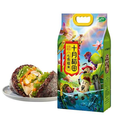十月稻田七色糙米1kg五谷杂粮