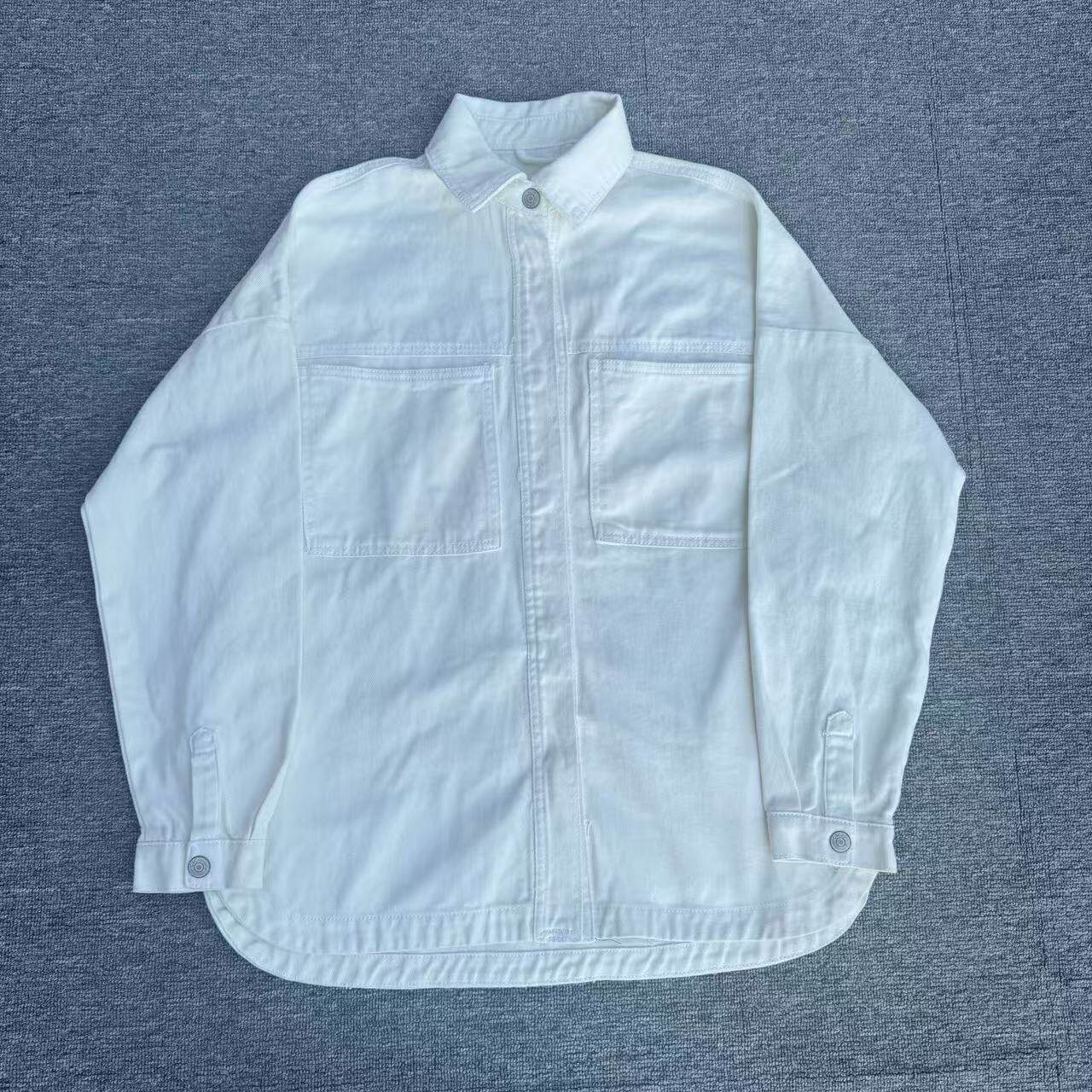 纯棉牛仔外套开春2025新款春秋季休闲男女生情侣款工装男士夹克衫