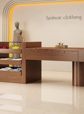 服装店中岛桌女装店中岛小型展示柜服装店桌子中间摆放陈列展示台