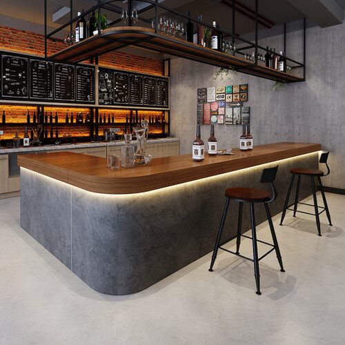 收银台酒吧吧台桌工业风
