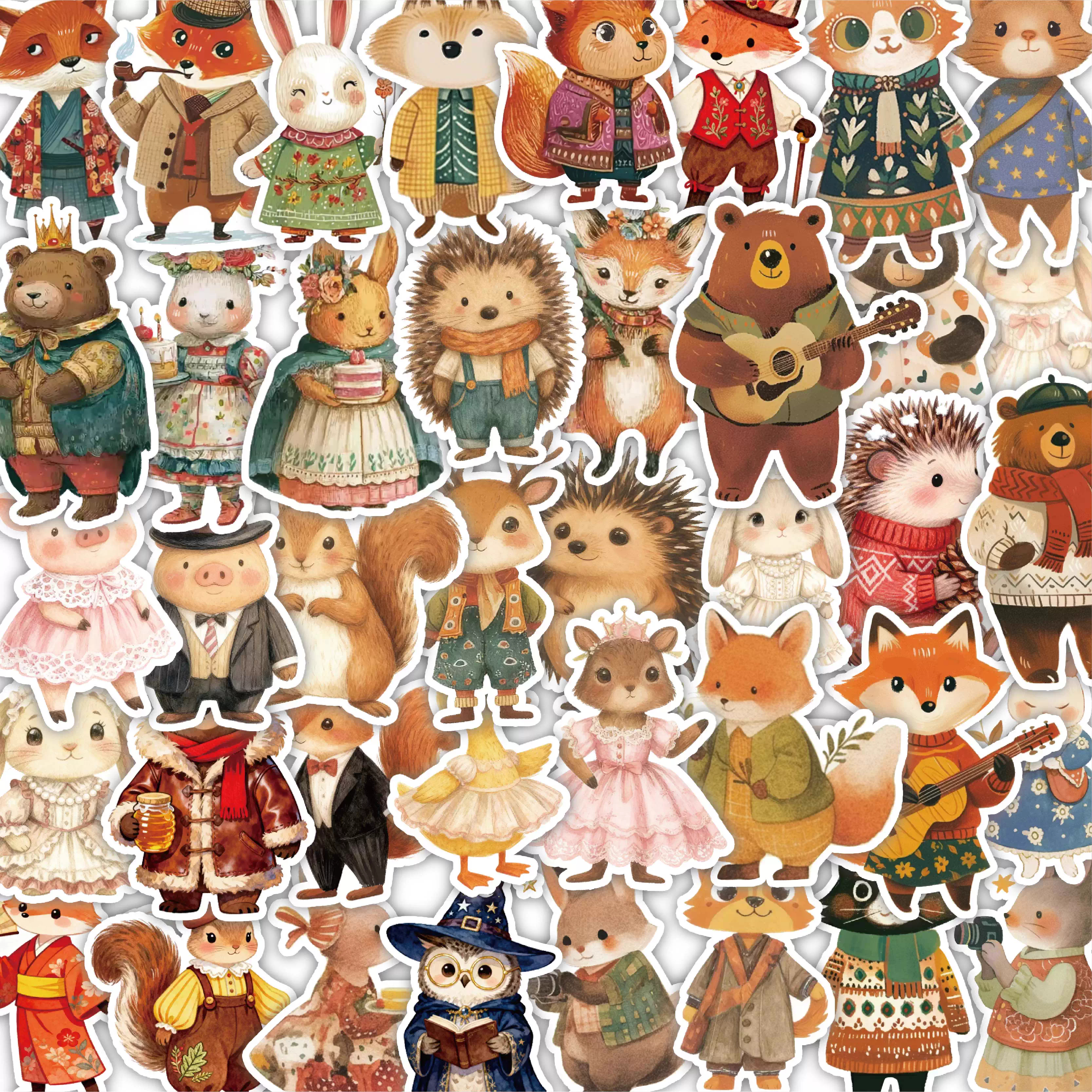 112张笔记本装饰水杯防水贴纸