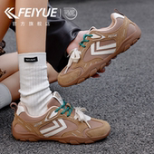 飞跃女鞋 休闲登山鞋 女2026春夏新款 feiyue 复古增高运动徒步鞋 子