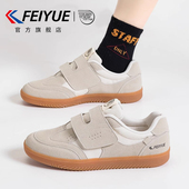 复古百搭魔术贴厚底德训鞋 feiyue 子 女2026春季 新款 飞跃女鞋 板鞋