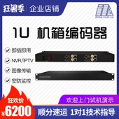 器HDMI 1U编码 AV传输IPTV广告机安防监控包 高速麦恩E1002SBNC