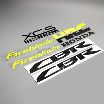 2021摩托电动车装饰贴纸CBR Fireblade HRC 2009款双色碳纤维车贴