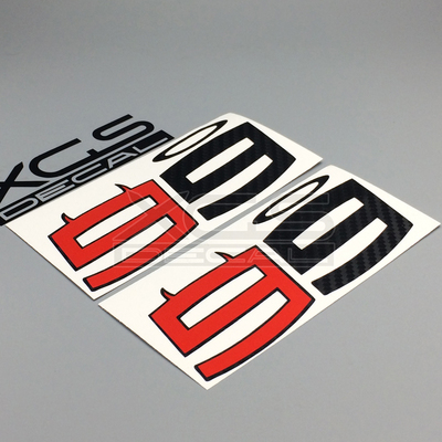 汽车摩托电动车装饰贴纸2张99天使恶魔 叠层反光划痕车贴贴花