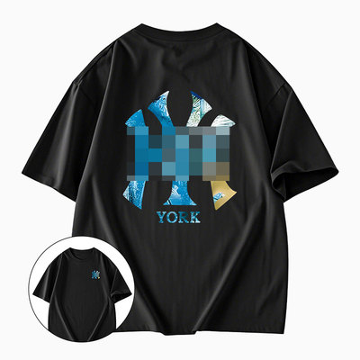 情侣款短袖情侣休闲MY纯棉潮牌