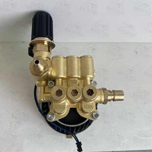 派驰1201B洗车机泵头配件铜块曲轴箱总成清洗机原装铜机头220V