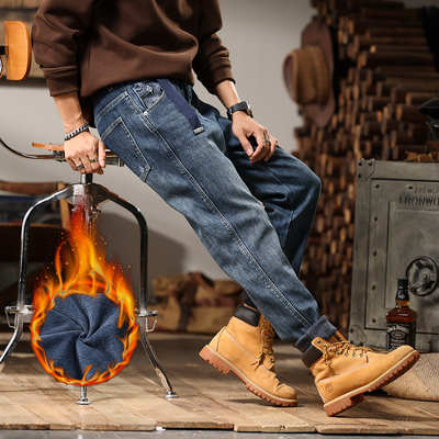 2024秋冬新款莱赛尔牛仔裤