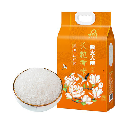 柴火大院长粒香大米2.5kg东北粳米香大米日常家用米真空装官方店