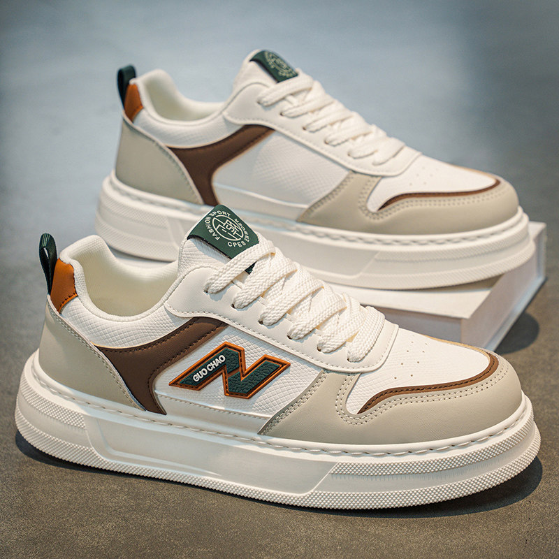 男鞋2026新款春季高级感百搭休闲板鞋青少年轻便运动软底小白潮鞋,流行男鞋,单鞋,淘宝优惠券,粉丝福利购,淘宝优惠卷