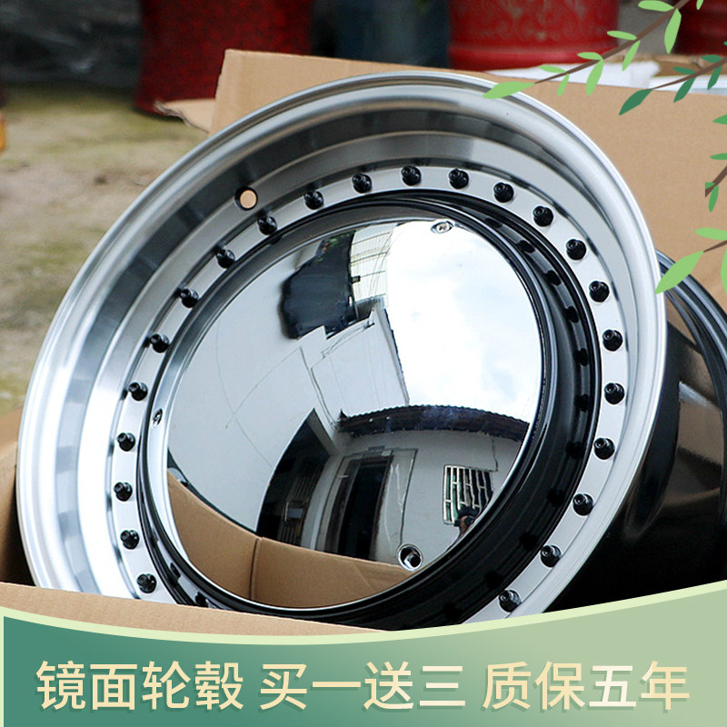 适用于五菱迷你mini马卡龙黑猫白猫欧拉R1甲壳虫复古镜面轮毂改装