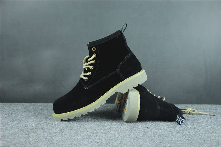 捡漏外贸好货男女牛皮反绒皮休闲高帮皮鞋加绒加厚保暖英伦马丁靴