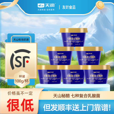 新疆天润奶皮子酸奶100g