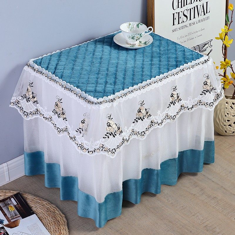 夹棉床头柜盖布欧式蕾丝卧室布艺小台布床头柜罩方巾打印机防尘罩,居家布艺,床头柜盖布,淘宝优惠券,粉丝福利购,淘宝优惠卷