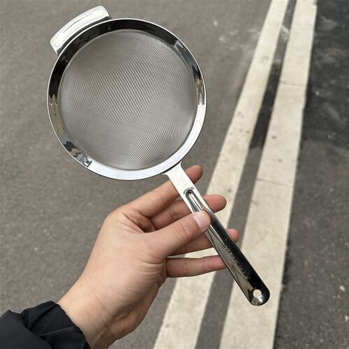 VE漏勺家用厨房豆浆过滤网筛304不锈钢漏网婴儿辅食超密细网