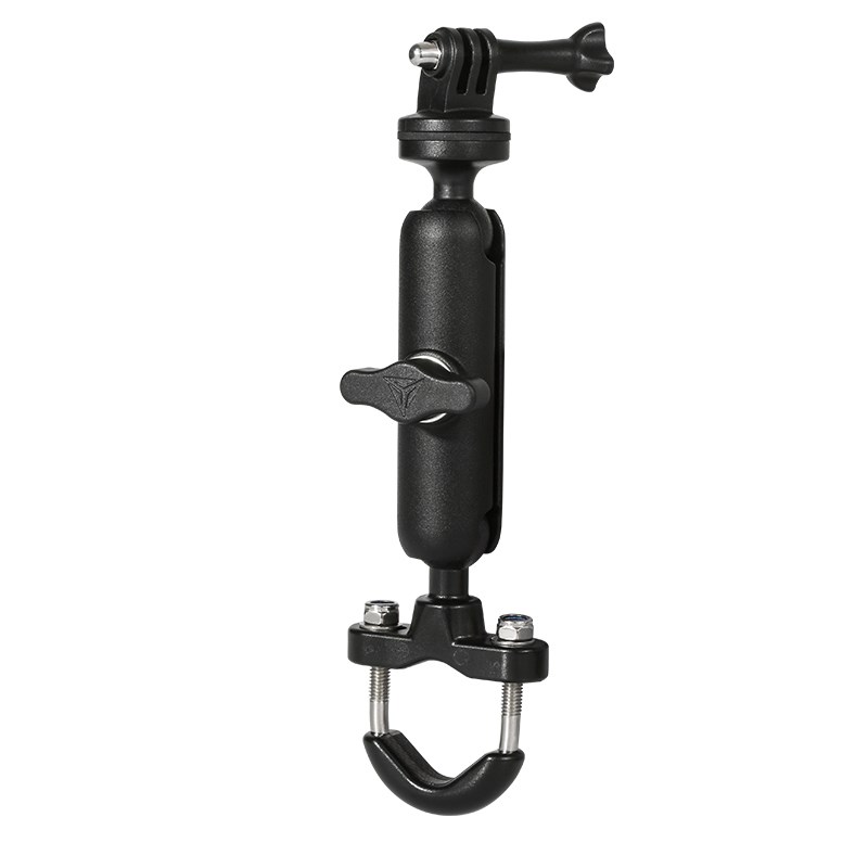 赛车机车越野摩托车骑行直播拍摄行车记录仪延长铝合金自拍杆支架