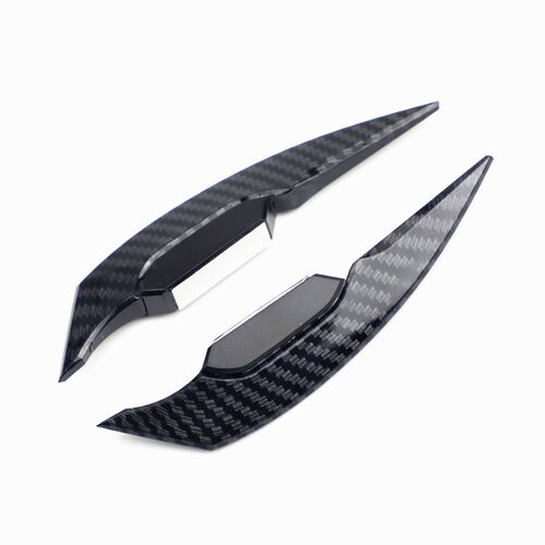 摩托车跑车改装配件车身贴街车爪形贴定风翼电动车装饰碳纤纹风刀