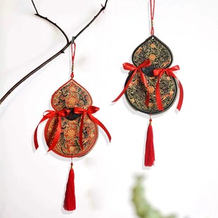 龙年新年装 福字门挂饰客厅入户过年新春节场景用品 饰挂件2024新款