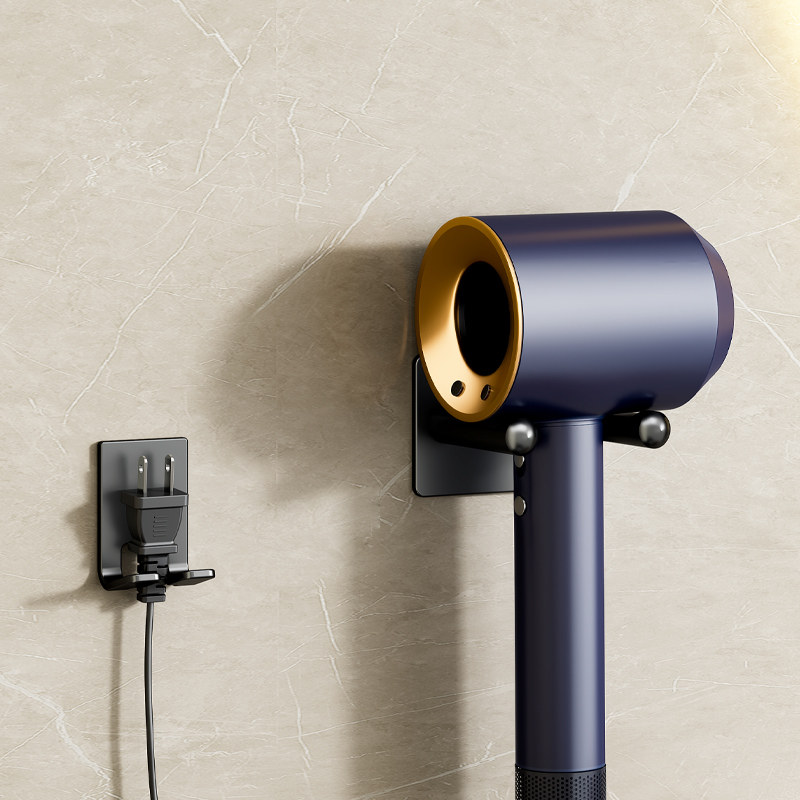 卫生间吹风机置物架枪灰免打孔浴室风筒架子洗手间电吹风挂架家用,家庭/个人清洁工具,吹风机置物架,淘宝优惠券,粉丝福利购,淘宝优惠卷
