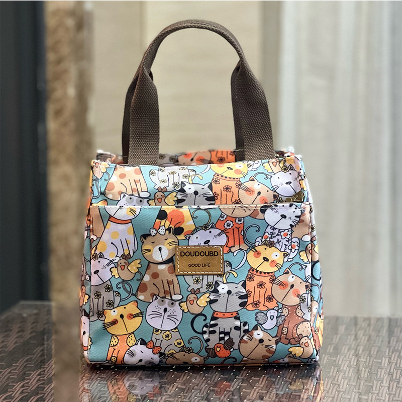 饭盒袋手提包保温加厚铝箔小学生便当包带饭手提包儿童饭包高颜值,收纳整理,饭盒袋,淘宝优惠券,粉丝福利购,淘宝优惠卷