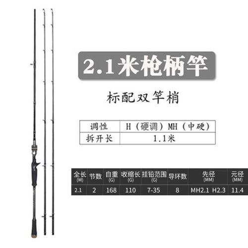 路亚竿雷强轻雷竿二代打黑专用直柄枪柄3米MH硬调远投铁板锚双稍