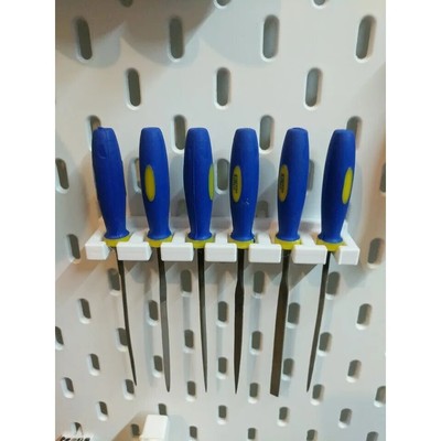 洞洞板配件6把锉刀螺丝刀支架