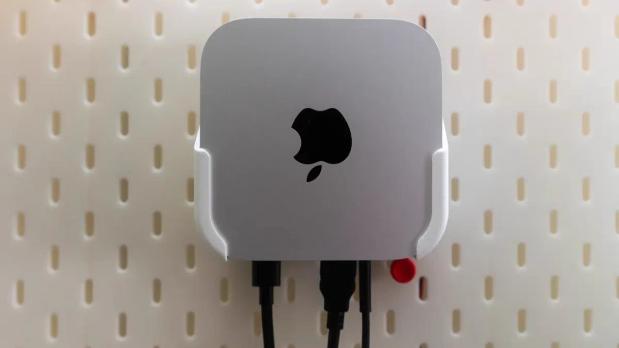 适用宜家SKADIS斯考迪斯洞洞板收纳支架配件 Mac mini m4 支架