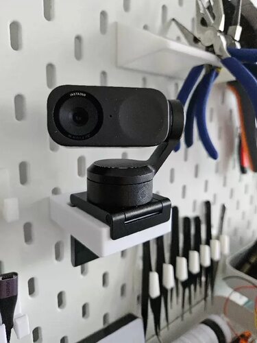 适用宜家SKADIS斯考迪斯 洞洞板配件 影石Insta360 link 2 支架