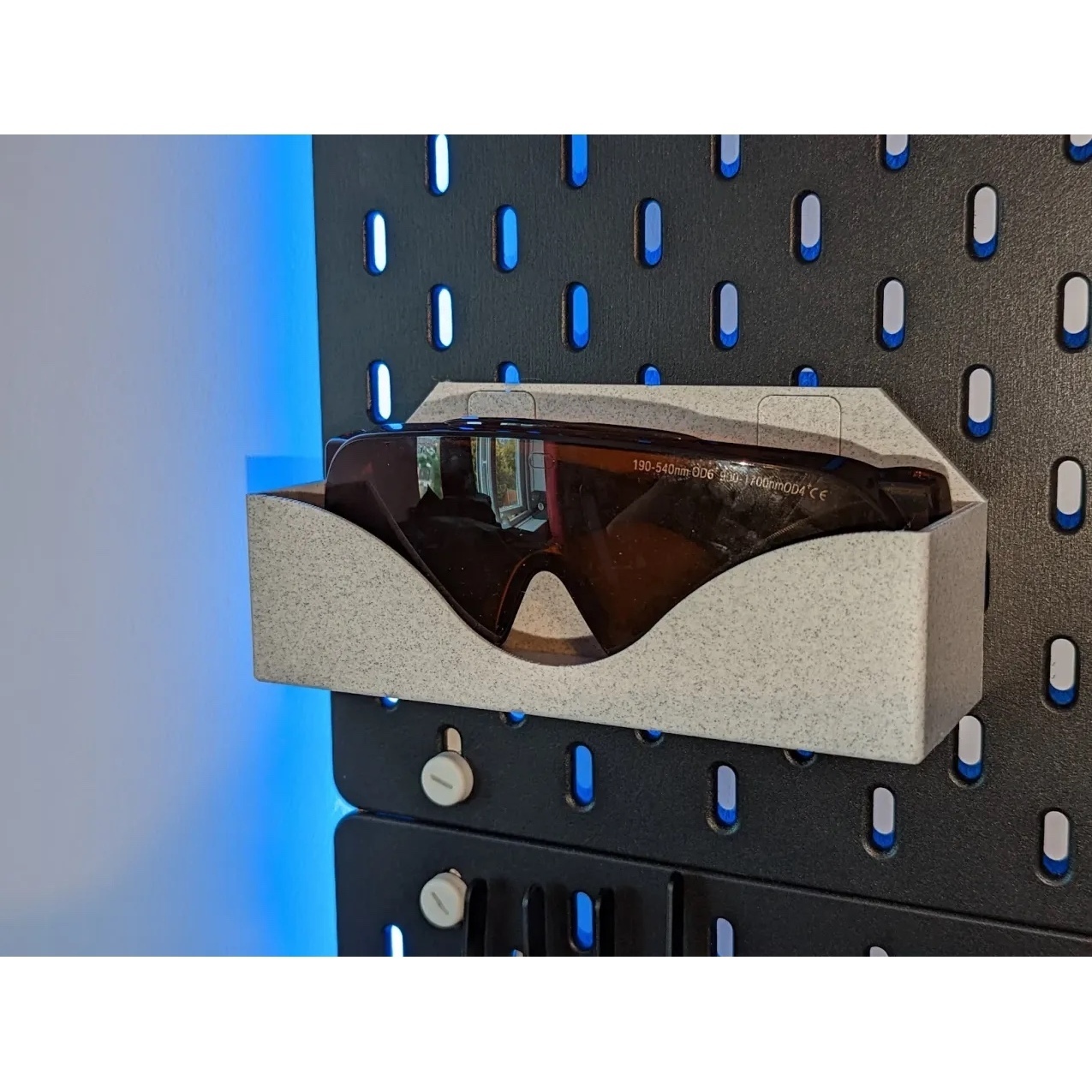 宜家洞洞板配件眼镜盒支架