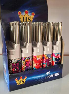 天然气煤气灶猛火炉点火器蜡烛佛香加长明火点火枪蜡烛打火机充气