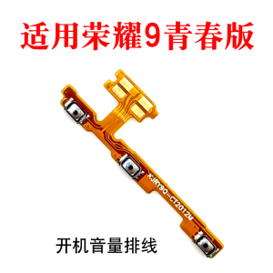 适用华为荣耀9青春版开机音量排线开机键音量键LLD-TL10/AL00外键