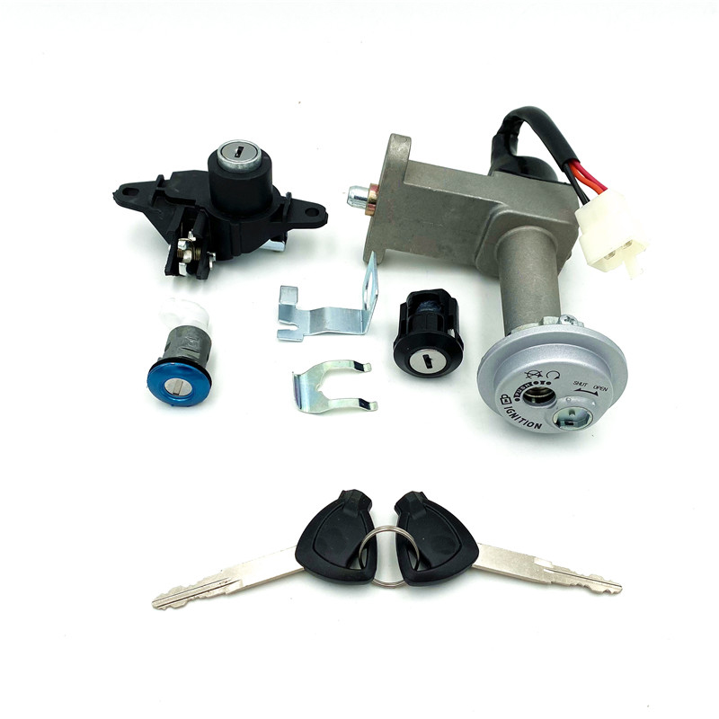 适用于铃木摩托车天鹰HJ125T套锁