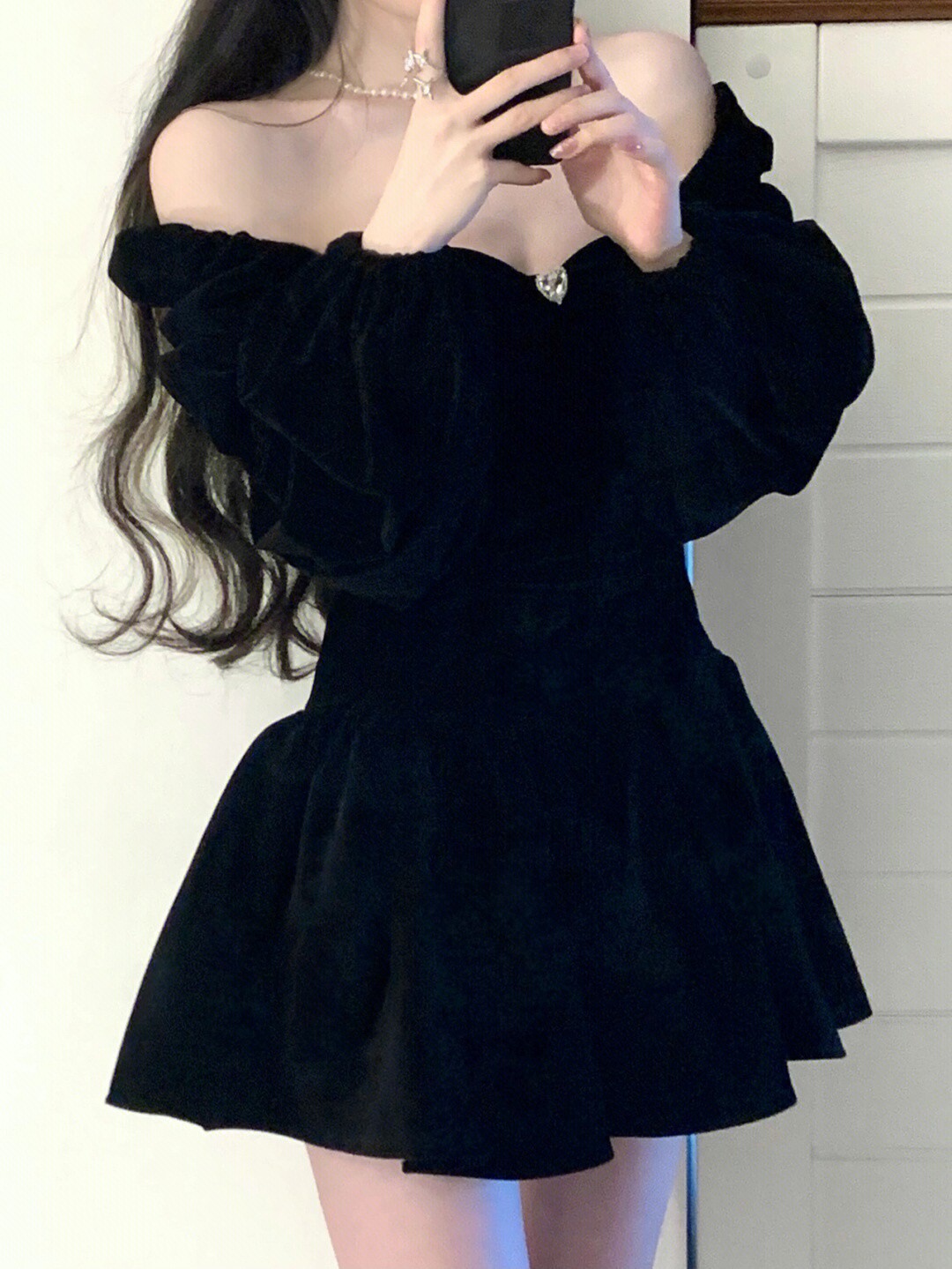 블랙 벨벳 드레스 우아한 사교계 약혼 이브닝 드레스 생일 파티 드레스 하이엔드 라이트 럭셔리 틈새