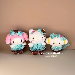 正品日版三丽鸥薄荷巧克力系列hello kitty 美乐蒂小麦云礼物挂件