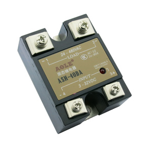 AOLE奥乐40A固态继电器ASH-40DA 直流控制交流SSR 同MGR-1 D4840