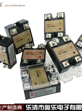 奥乐12V固态继电器ASH-40DAAA25406080100120A直流控交流220V380V