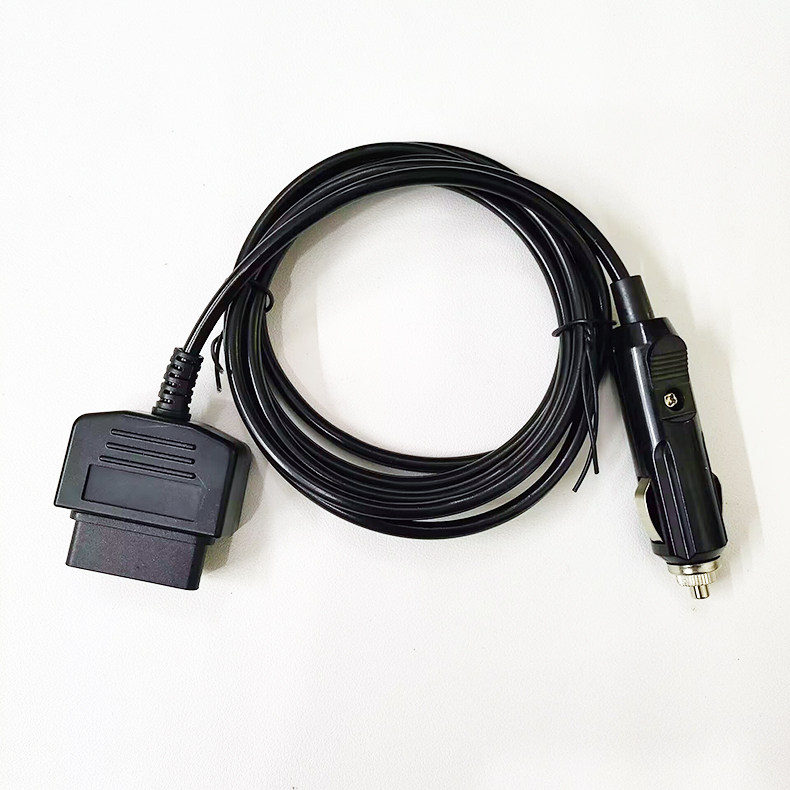 汽车点烟器孔电源线转OBD母座线车载OBD转换器线汽车用品供电线
