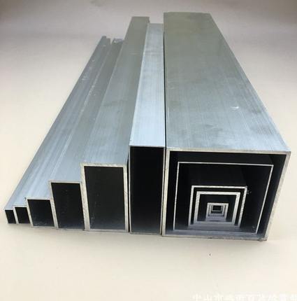 铝合金方管铝方管型材矩形管铝方通方形铝管空心铝条小方管扁管25