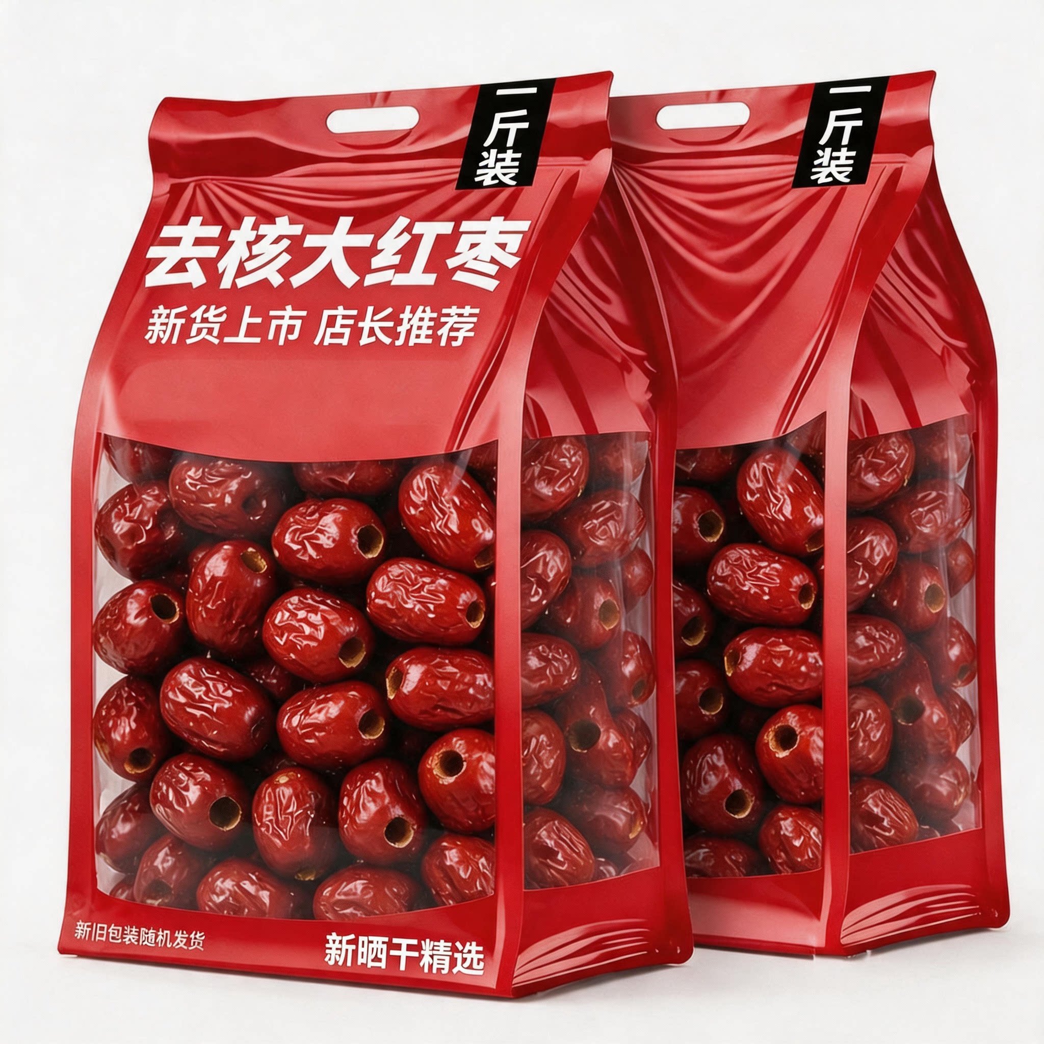 无核枣豆浆专用新疆特产和田沙漠官方旗舰店空心去核新业红枣策勒