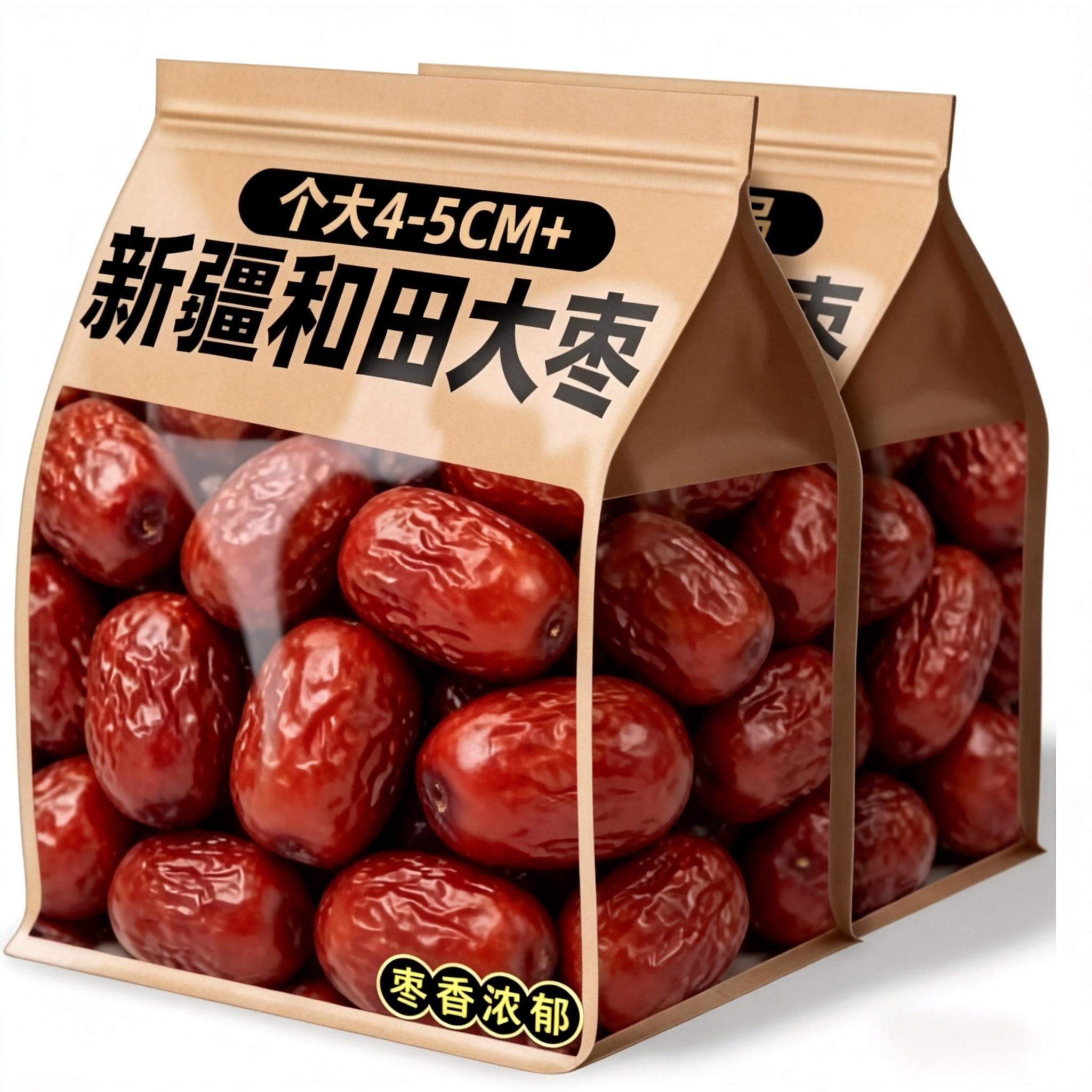新疆和田大红枣旗舰店红枣特级新疆特产皮薄肉厚核小泡水煲汤新品