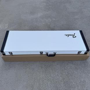 墨芬芬达Fender电贝斯琴箱琴盒 高雅白色 P/J BASS带锁贝斯盒