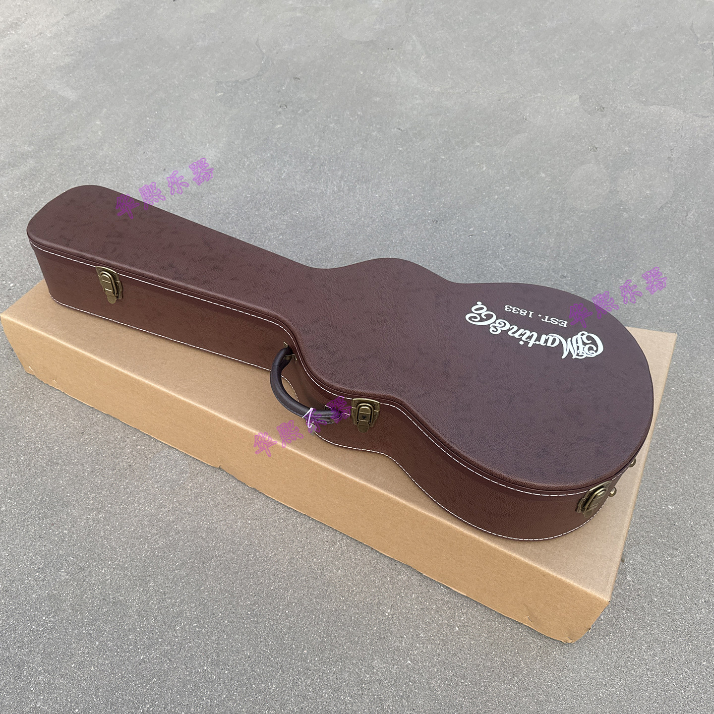 马丁Martin木吉他盒 DJR CJR系列38寸专用琴箱 高档复古棕色琴盒