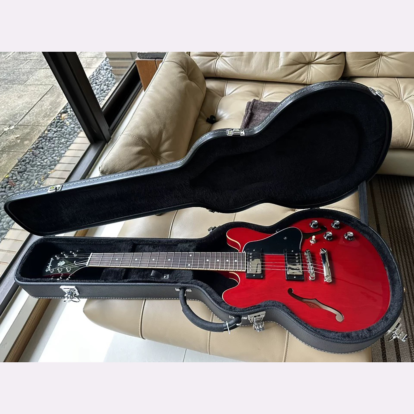 易普锋Epiphone ES-339爵士电吉他专用琴盒吉他盒 高档带锁琴箱