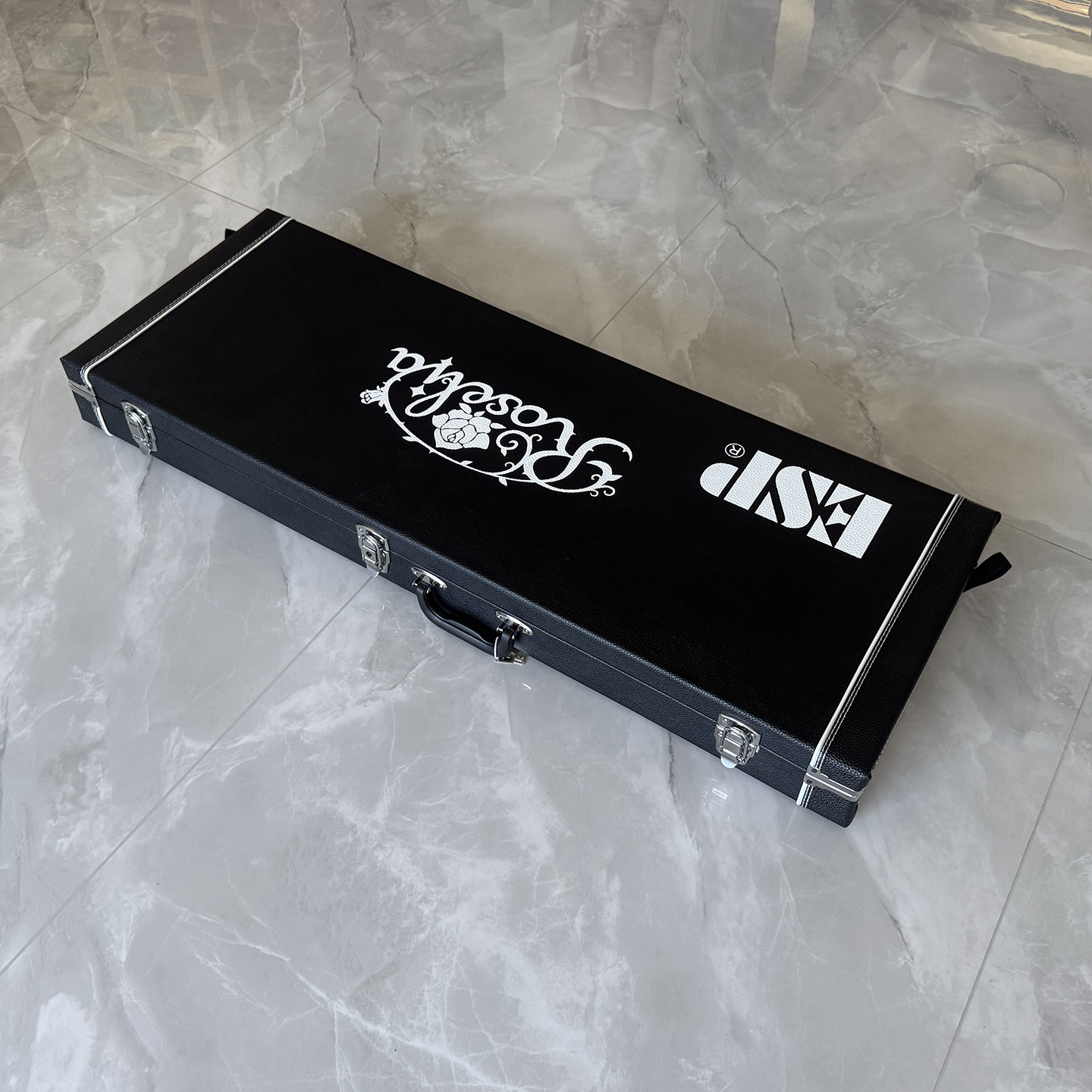 ESP BanG Dream Sayo电吉他内嵌式琴盒 联名款Roselia带锁琴箱