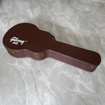 Gibson 吉普森 SJ200蜂鸟鸽子木吉他琴盒 42寸复古棕色琴箱吉他盒
